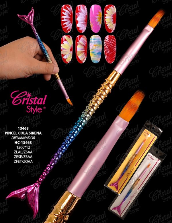 Pincel difuminador cola sirena