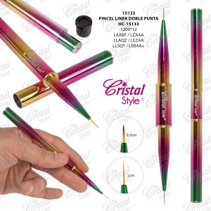 Pincel liner doble punta 7/11 mm