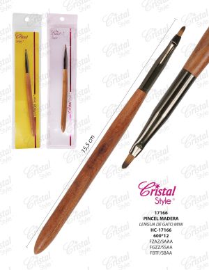 Pincel lengua de gato mini