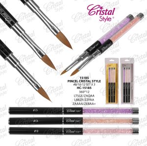 Pincel para acrílico sintético