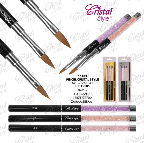 Pincel para acrílico sintético