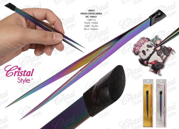 Pinza stickers tornasol