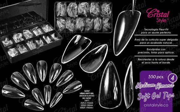 Soft gel almond medium