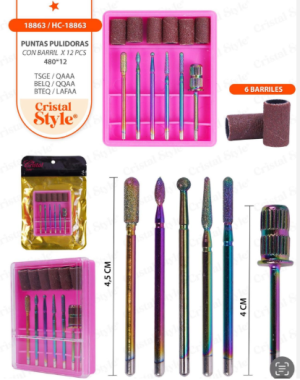 Puntas pulidoras x 12