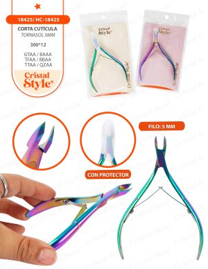 Corta cuticula tornasol 5mm