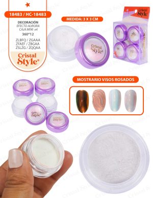 Efecto aurora mini x unidad